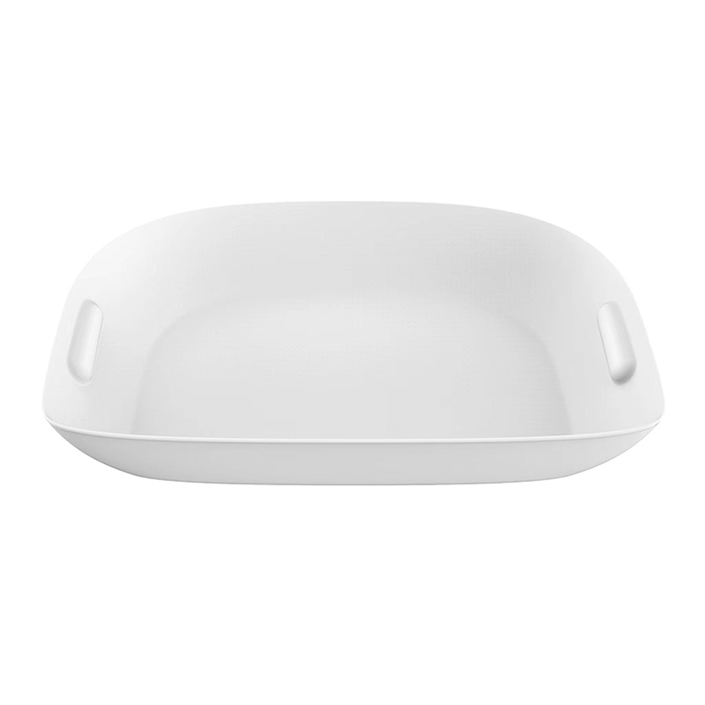 white makesure cat littter box pan